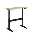 thumbnail image 2 of Pemberly Row Modern Metal Adjustable Long Standing Desk in Black, 2 of 8