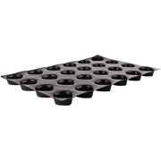 Sasa Demarle FP 1750 Flexipan Origine Silicone-Fiberglass Baking Mold with 24 Chestnut-Shaped Cavities, Each 2.51 Inch x 2.51 Inch x 1 Inch High