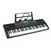Plixio 61 Key Electronic Music Keyboard Piano Electric Organ - w/ USB Input