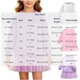 thumbnail image 6 of QSAWXQZ Girls Tulle Dress Long Sleeve Crew Neck Solid Sweatshirt Mini Dress 7-8 Years, 6 of 7