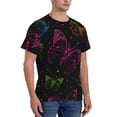 thumbnail image 5 of Rocae Butterfly for Men's Moisture-Wicking Crew Tee - T-Shirt for Sports, Outdoor Activities, and Casual Wear3X-Large, 5 of 9