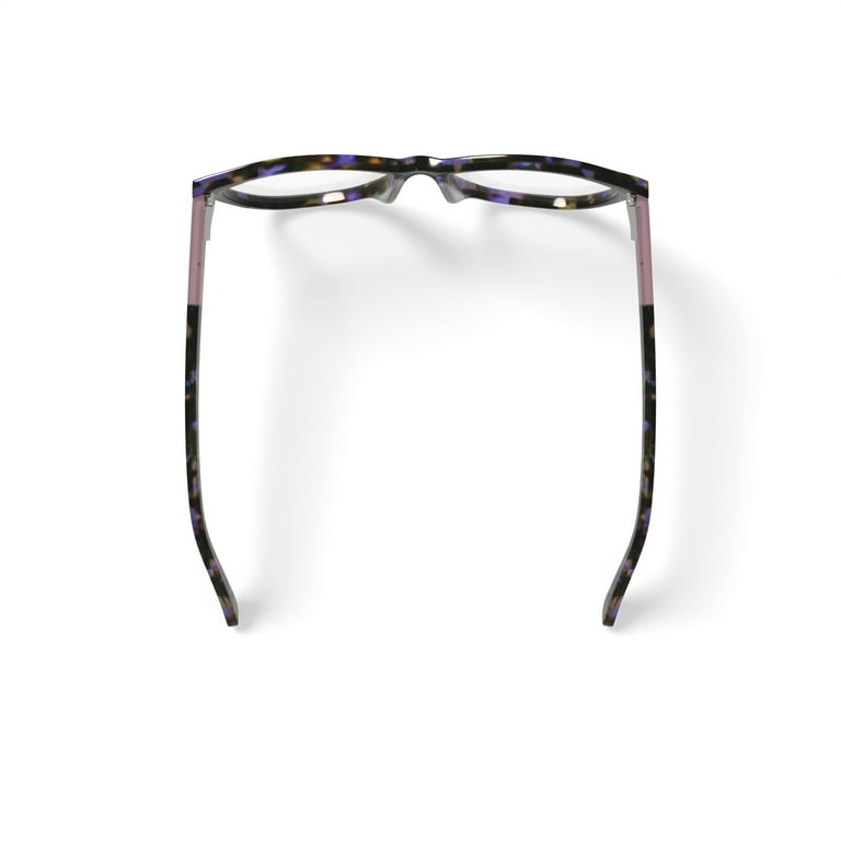 BABYL LFORTH 直筆サイン付 GLASS VINYL Newell Rectangle Blue-Floral Frame Glasses | Zeelool Optical