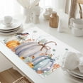 thumbnail image 5 of Watercolor Pumpkin Bird Placemats Set of 12 Hello Fall Heat Insulated Linen Place Mats, Washable Stain-Proof Table Mats for Dining Tables Holiday Decor 13x19inch, 5 of 9
