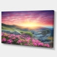 thumbnail image 2 of Designart 'Morning with Flowers in Mountains ' Landscape Photography Canvas Print, 2 of 3