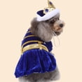 thumbnail image 5 of 1 Piece Halloween Pet Personalized Costume Blue Collection Little King Play Set - M, 5 of 5