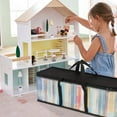thumbnail image 6 of Dvd Storage Case Pvc Stackable Organizer with Triple Handles & Dividers,Space-Saving Container for 40 Dvds/Movie Discs/Video Games Apeya, 6 of 7
