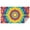 Rainbow Tie Dye-3, variant on Rainbow Tie Dye Mandala Pattern Rectangle Tablecloth 60"x84",Waterproof Polyester Rectangle Table Cloth, Wipeable Spillproof Polyester Tablecloth for Dining, Camping, Indoor and Outdoor