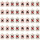 thumbnail image 1 of 40 colgantes rectangulares de esmalte con forma de carta de póker, 4 estilos, corazón de melocotón, amuletos de buena suerte., 1 of 5