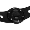 thumbnail image 3 of NFTIGB 13 Inches / 33 cm Racing Style Car Steering Wheel, Polyurethane and Aluminum Construction, Universal Fitment for Standard 6-Hole Hub Adapters, Black, 3 of 9