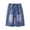 #4 Light Blue, variant on Krdevn Boys Washed Denim Cargo Bermuda Shorts, Elastic Waist Fashion Knee Length Kids Summer Casual Jean Shorts,Blue