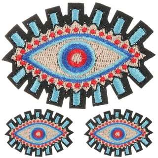 Evil Eye Reversible Sequin Patch, Blue Aqua Flipping Sequins, Embroidered  Sew On, Glue on Patches, Sequin Applique Patches 