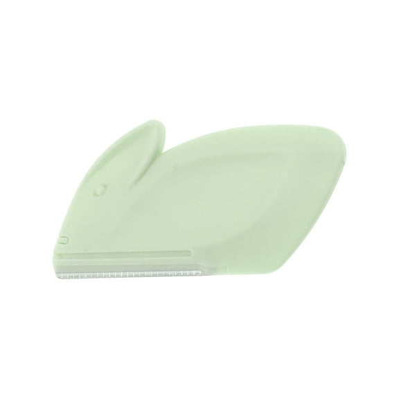 1 Pc Rabbit Style Eyebrow Trimmer for Bathroom Travel Hotel Toilet Bedroom Green ABS Stainless Steel