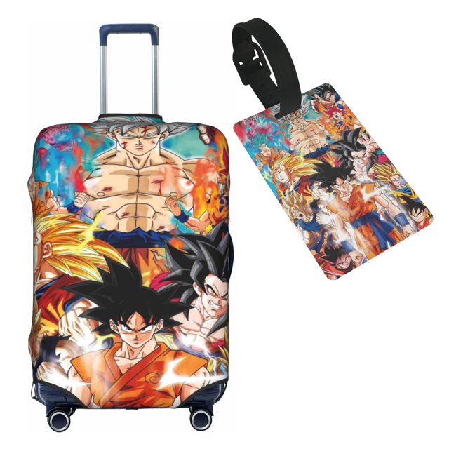 Anime Cartoon Dragon Ball Z (6) Travel Suitcase Protector Elastic Washable Protective Baggage Covers With Concealed Zipper For 29-32 Inch Suitcase - XL
