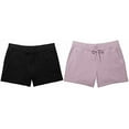 thumbnail image 2 of 32 DEGREES Cool Women's 2 Pack Pull on Shorts. Size: S, Color: Black/HT Blush, 2 of 8