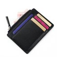 thumbnail image 4 of CAROOTU Women Men Lady Wallets Purse Zipper PU Small Mini Soft Thin For Money Card Coin, 4 of 7