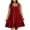 U-13 Burgundy Wine, variant on Black Plus Size Dresses for Women Fall Summer Sleeveless Boat Neck Spandex Midi Knee High Ruched Cami Tank Basic Dresses Ladies 2025 Clothing Fashion Y2K L