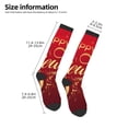 thumbnail image 2 of Susaid Happy New Year2 Print Thermal Winter Socks for Men and Women, Warm Crew Hiking Socks, for Boots and Outdoor Activities, 2 of 6
