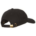 thumbnail image 4 of Glitter Christmas Ornament Embroidered Unstructured Washed Cap - Black OSFM, 4 of 5