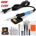 thumbnail image 2 of Juego de herramientas de soldadura Abanopi Soldador eléctrico de temperatura ajustable Kit de soldador, 2 of 7