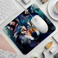 thumbnail image 2 of Wolf Square 8.3x9.8 Inch Non-Slip Rubber Bottom Printed Desk Mat Gaming Mousepad Mouse Mat for Office and Gaming, 2 of 6