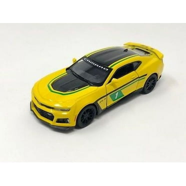 Kinsmart 5" 2017 Chevrolet Camaro ZL1 Livery Diecast Model Toy 1:38 Chevy-YELLOW