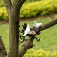 thumbnail image 5 of Outdoor Garden Wall Mounted Hanging Iron Bird Bath and Feeder Decor, Bronze, 5 of 7