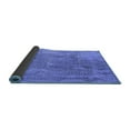 thumbnail image 2 of Ahgly Company Indoor Square Oriental Blue Industrial Area Rugs, 6' Square, 2 of 4