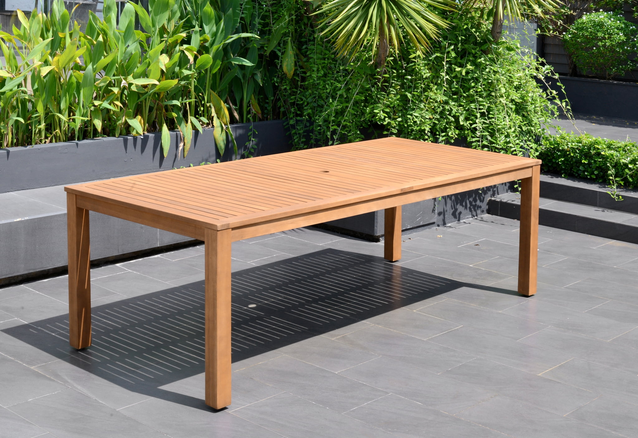 Allende 7 Piece Solid Wood 100% FSC Certified Rectangular Outdoor Dining Set