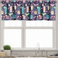 thumbnail image 3 of Ambesonne Celebration Valance & Curtain, Cocktail Champagne Wine, 55"x24", Multicolor, 3 of 7