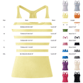 thumbnail image 3 of Women's Tops Tees Blouses V Neck Sleeveless Loose Workout Summer Crop Camisole Tank Tops With Built In Bras for Women, 3 of 8
