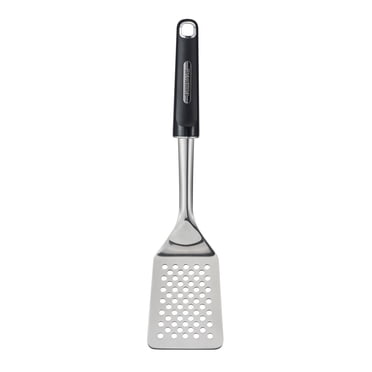 Farberware Professional Stainless Steel Slotted Kitchen Spatula/Turner with Black Handle