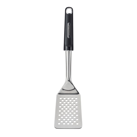 Farberware Professional Stainless Steel Slotted Kitchen Spatula/Turner with Black Handle