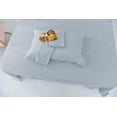 thumbnail image 2 of Premier 2000 Rayon Made from Bamboo Bed Sheets Set- Split King Light Gray Sheets, Ultra Soft Sheets-Deep Pockets 16"-Wrinkle Resistant-5 Pieces, Split King Size, Light Gray, 2 of 3