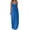A096-Blue, variant on QUINDOS Summer Dresses for Women Formal Evening Gown V-neck Sleeveless Evening Dress Tank Zipper Solid Color Maxi Floor Length Dresses for Women