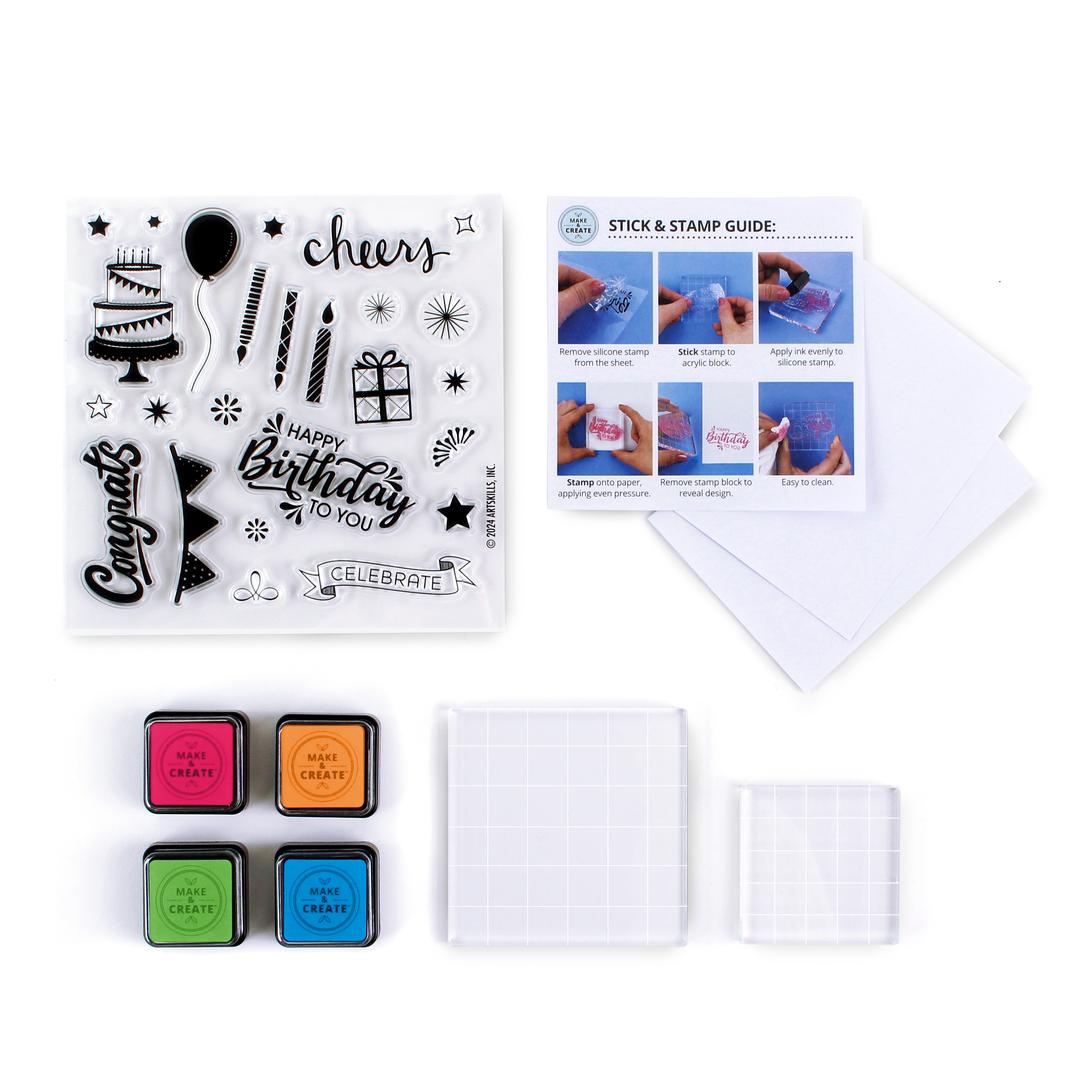 Make & Create Stick & Stamp Kit with Celebration Themes photo 3