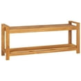 thumbnail image 5 of vidaXL Bench 63" Solid Teak Wood, 5 of 12