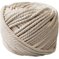 thumbnail image 1 of 100% Natural Cotton Twisted Rope 1/12", 1/8", 1/6",1/5" (8mm(1/3Inch x 165Feet)), 1 of 2
