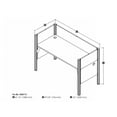 thumbnail image 7 of Bestar Pro-Biz Melamine/Metal Workstation in White and Red, 7 of 7