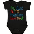 thumbnail image 3 of Inktastic My Aunt in Montana Loves Me Boys or Girls Baby Bodysuit, 3 of 5