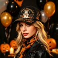 thumbnail image 4 of Baseball Caps for Men and Women with Halloween Embroidery Casual Cute Costume Headwear Soft Baseball Hats for Men Everyday Wear Black One Size, 4 of 8