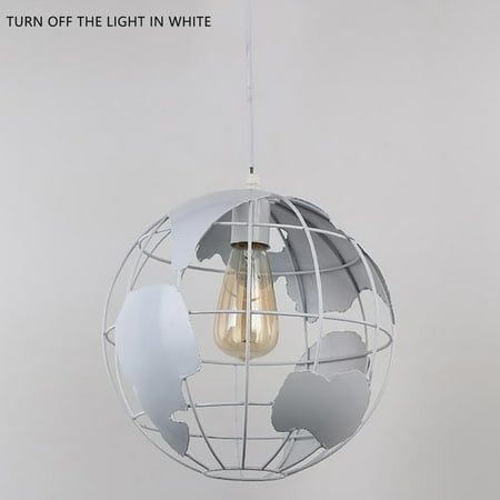 

Globe-Single Head Chandelier Retro Ceiling Suspension Metal Suspensions Fixtures