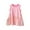 Pinks, variant on LLYWEY Girls Ruffle Flowy Dress, Summer Crew Neck Sleeveless Tank Dresses Color Block Casual Party Sundress, Style BY-61, Pinks, 5T