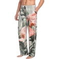 thumbnail image 6 of Sikiie Tropical With Flamingos Pajama Pants Men, PJ Bottoms, Sleep & Lounge Pants-Medium, 6 of 6