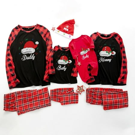 

Yedhsi Cargo Pants Women，Christmas Women Mom Printed Letter Top+Stripe Pants Xmas Family Clothes Pajamas Yoga Pants