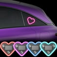 thumbnail image 3 of Car LED Ambient Light - Solar-Powered Heart-Shaped LED Neon Light,IP65 Waterproof,Switchable Modes, Romantic Car,Outdoor Decor,for Couples,No Tools,Wire-Free Installation, 3 of 6