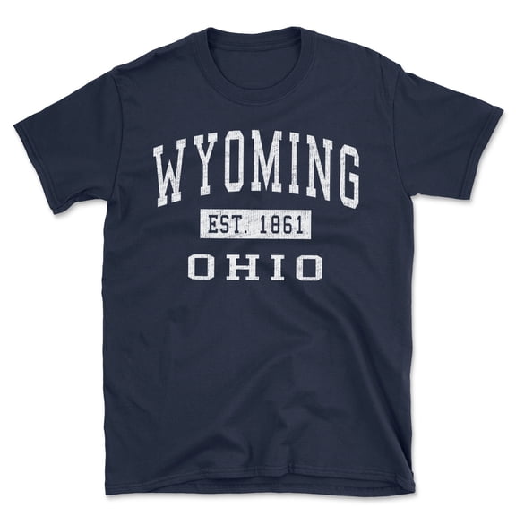 Wyoming Ohio Classic Established Men's Cotton T-Shirt