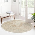 thumbnail image 7 of Rugs.com Aurora Collection Rug – 6 Ft Square Sand Low Rug Perfect For Living Rooms, Kitchens, Entryways, 7 of 7
