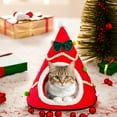 Dog Kennel Christmas Tree Style Pet Kennel Tent Autumn and Winter Warm
