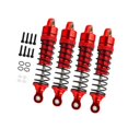 thumbnail image 4 of Runquan 4 Pieces RC Car Shock Absorbers Metal Shock Absorbers for 7665 1:18 Scale RC Red, 4 of 8