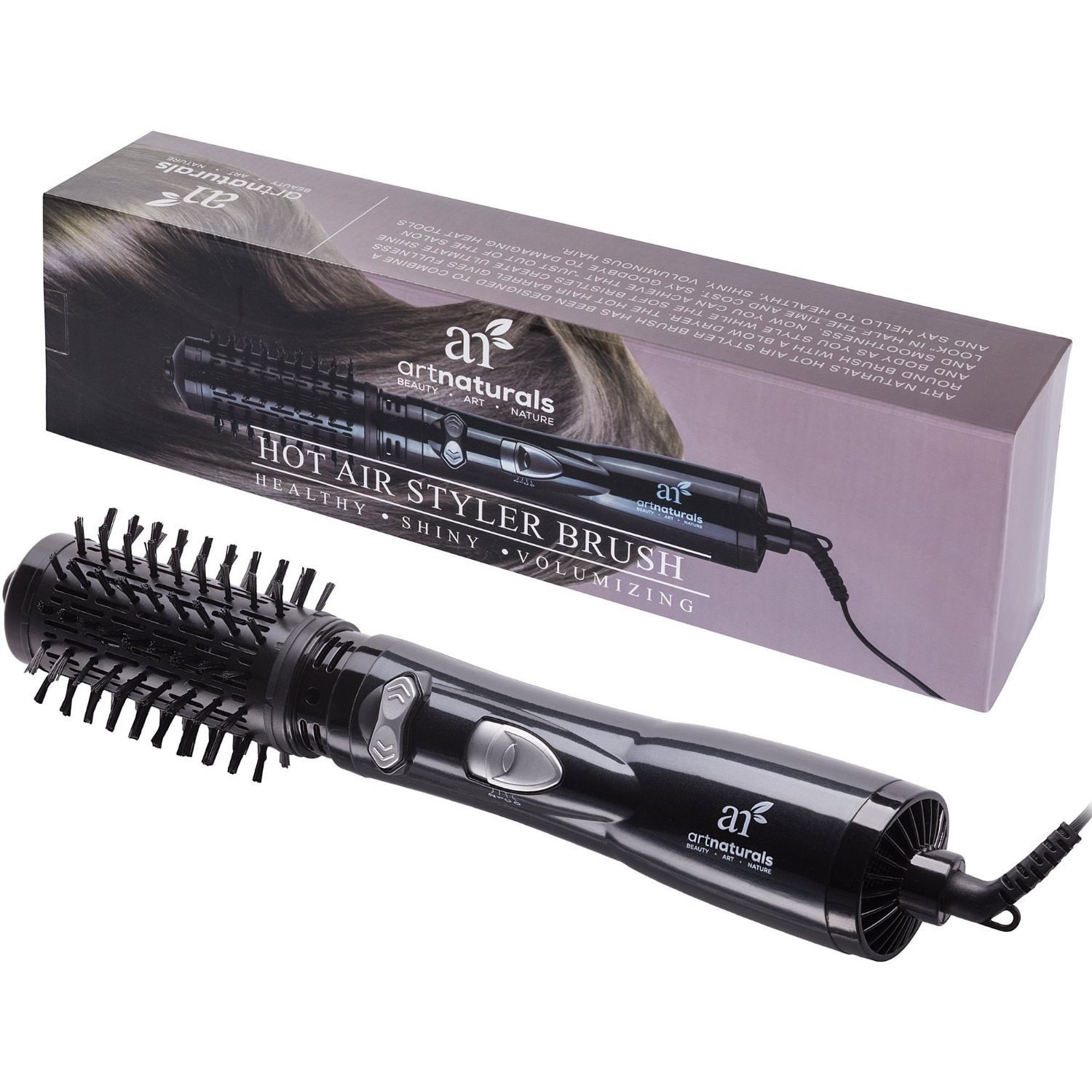 Artnaturals Hot Air Hair Brush Rotating And Spinning 2 In 1